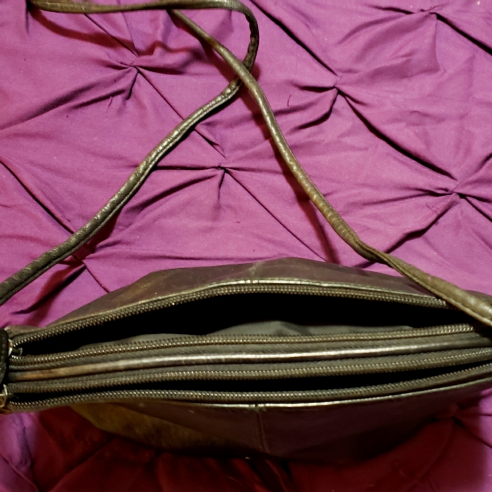 Small leather bag